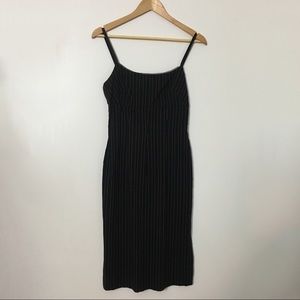 GUESS Pinstripe Bodycon Dress